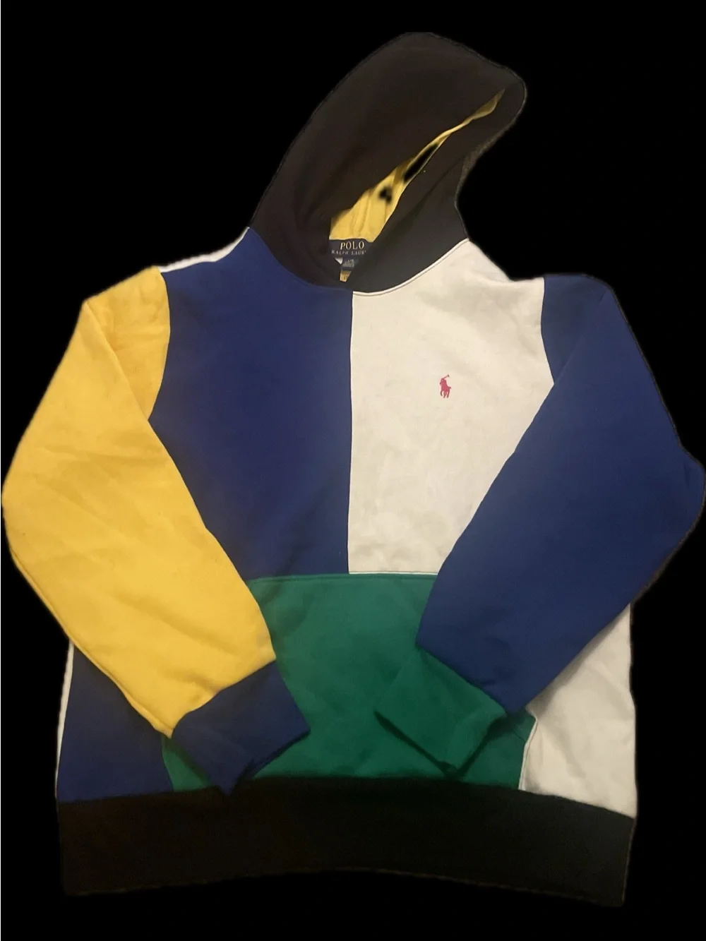 Ralph Lauren Colorblock Hoodie in Multicolor Size L/G (14-16)